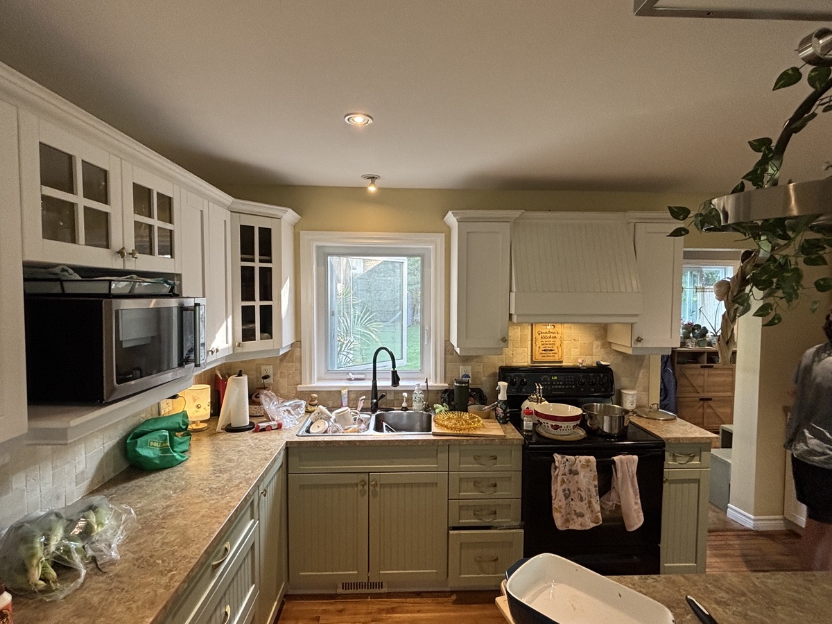 Kitchen cabinets and finished paintwork